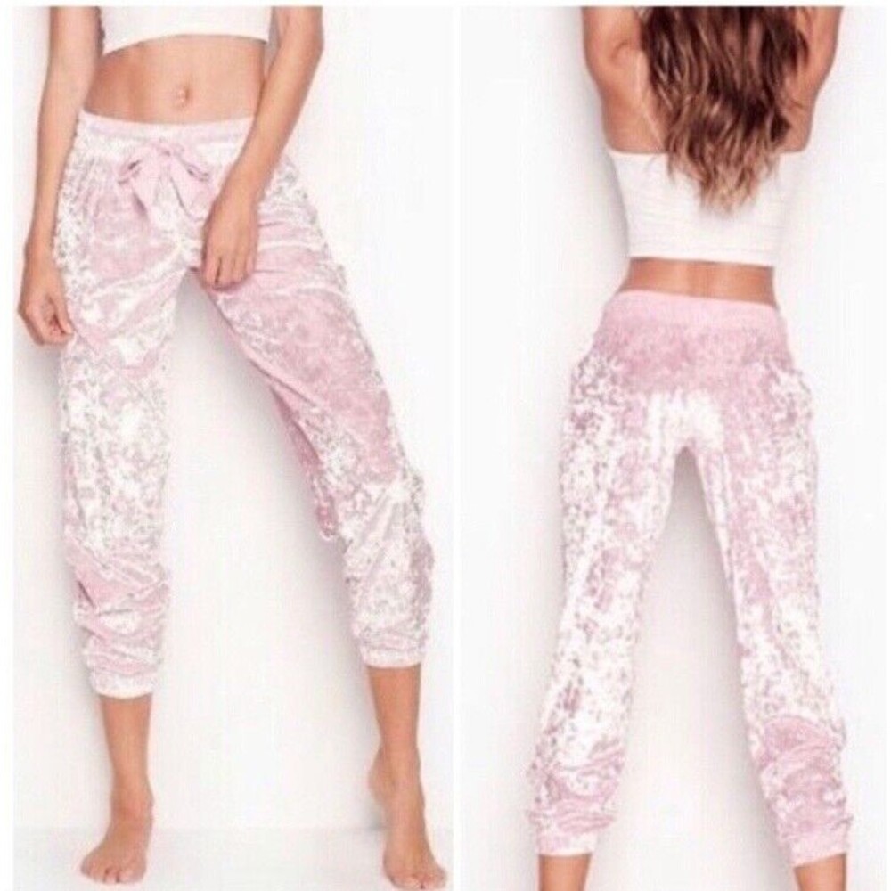 Pink Velvet Lounge Pants